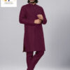 KPC1066_Cherry_Mahroon_Kurta_With_Polo_Pant_Set.jpg