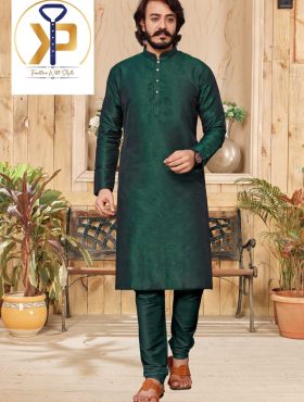 KPC1064_Plain_Green_Kurta_Pyjama_Set.jpg