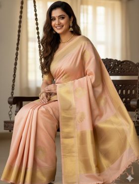 Temple_Semi Silk Coral pink 1