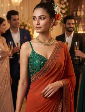 Temple_orange georgette 1