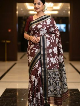 chanderi brown final